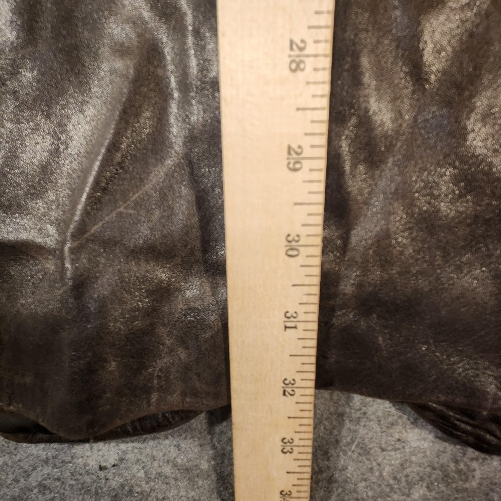 Vintage Hugo Boss Leather Jacket Mens 44R Brown Lambskin Blazer Coat Y2K 90's - Picture 10 of 13